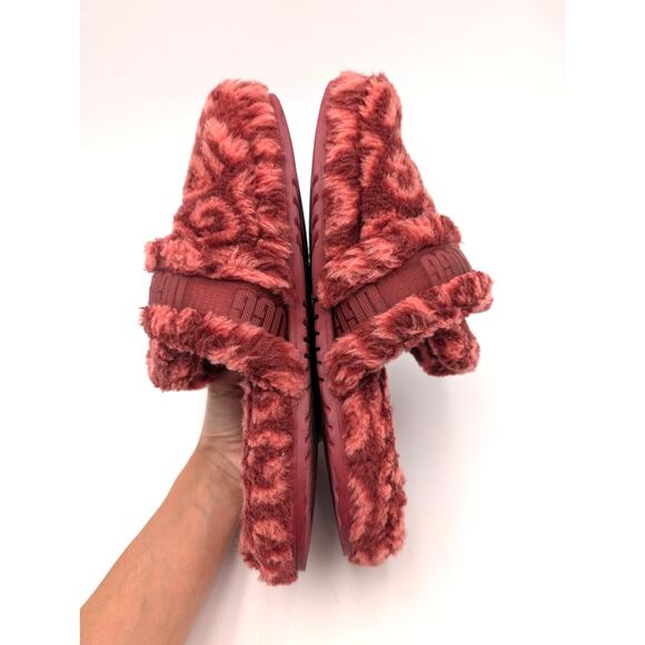 UGG Fluff It Pop Slide Cozy Slippers Shoes Men's Red Wine Terra Size US9 EU42 - Picture 5 of 12